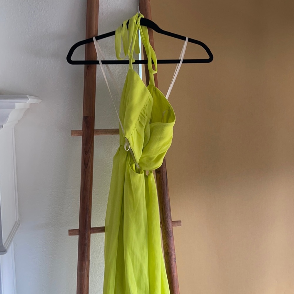 Bcbg neon maxi dress